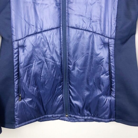 ATHLETA | Eco Insulation Rock Creek Zip Front Jacket Coat Blue Women’s Size M - Picture 6 of 13
